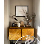 Crescent Marble Base Table Lamp