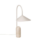 Crescent Marble Base Table Lamp