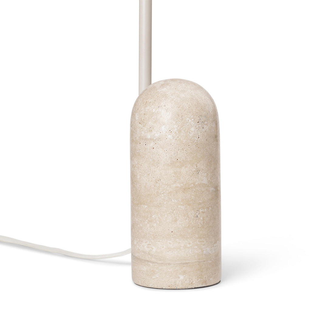 Crescent Marble Base Table Lamp