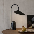 Crescent Marble Base Table Lamp