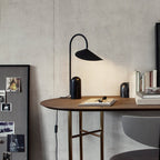Crescent Marble Base Table Lamp