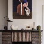 Crescent Marble Base Table Lamp