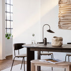 Crescent Marble Base Table Lamp