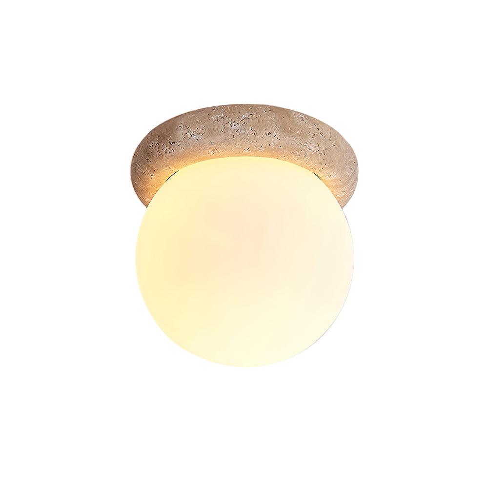 Serica - Travertine LED Ceiling Lamp