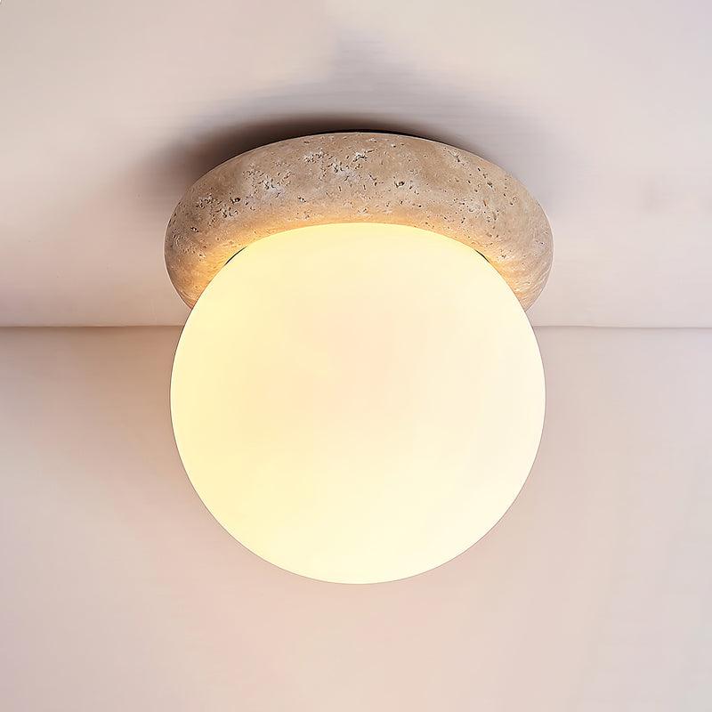 Serica - Travertine LED Ceiling Lamp