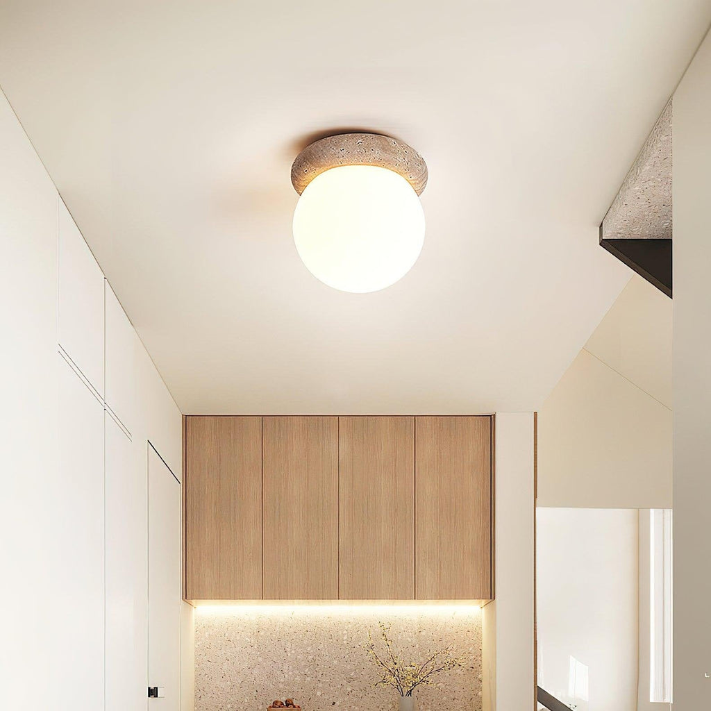 Serica - Travertine LED Ceiling Lamp