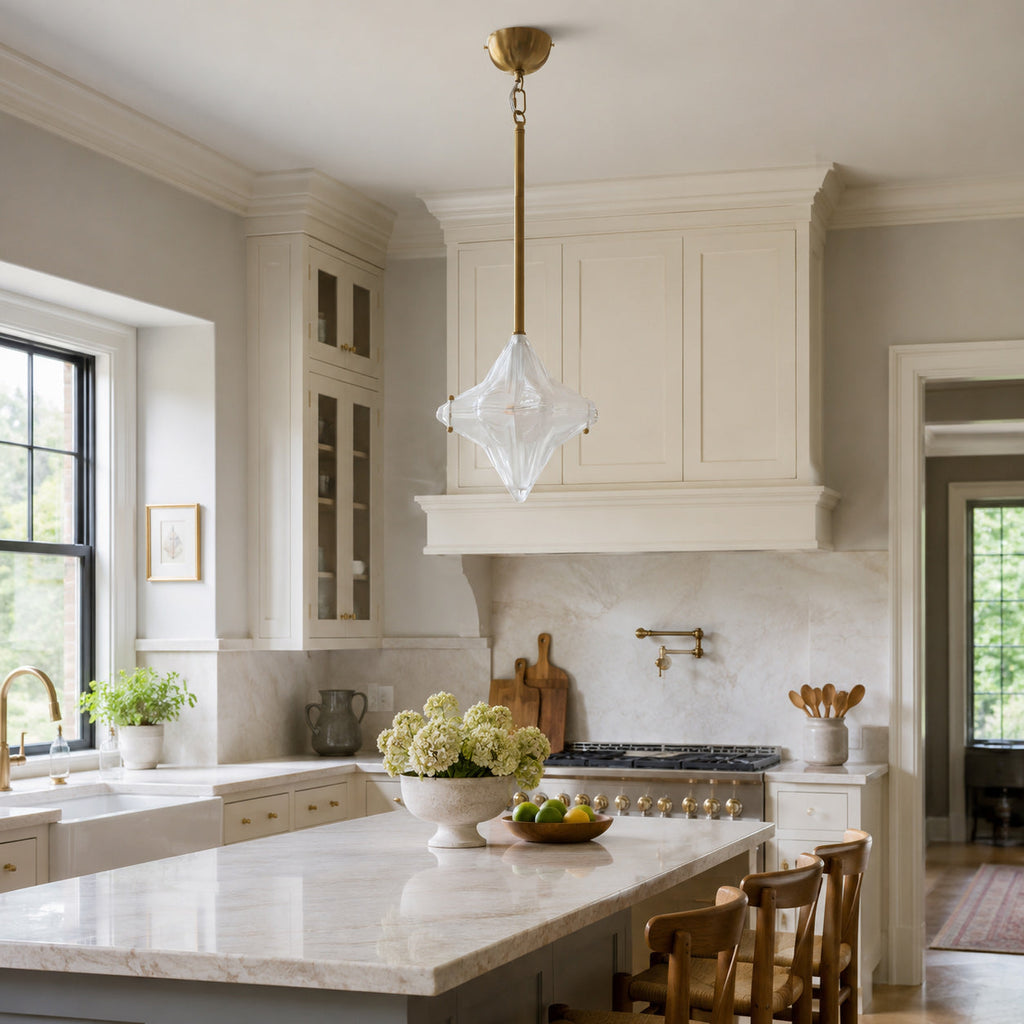 Astrid Diamond Starburst Pendant Light