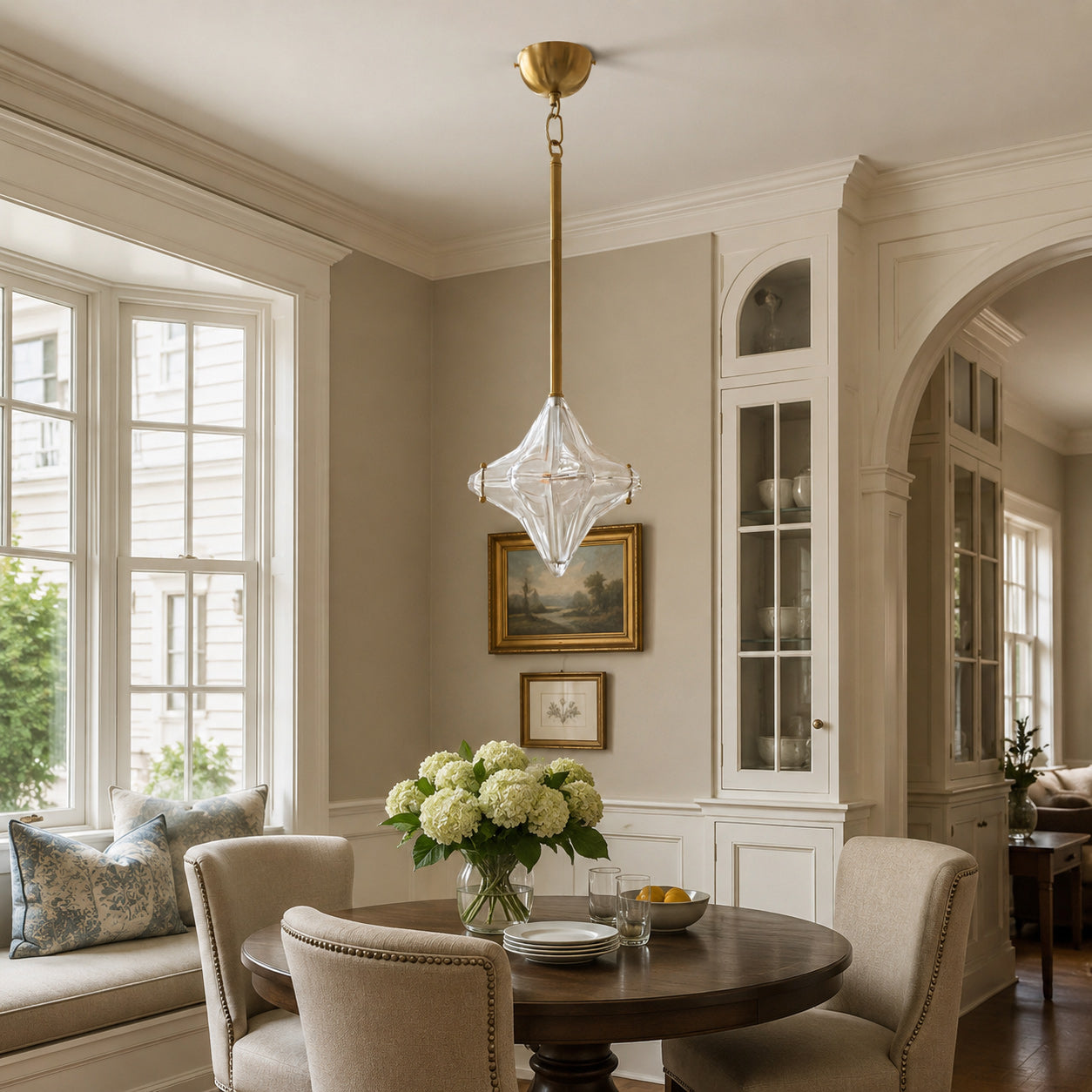 Astrid Diamond Starburst Pendant Light