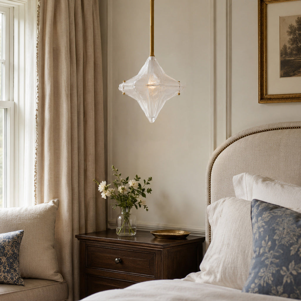 Astrid Diamond Starburst Pendant Light