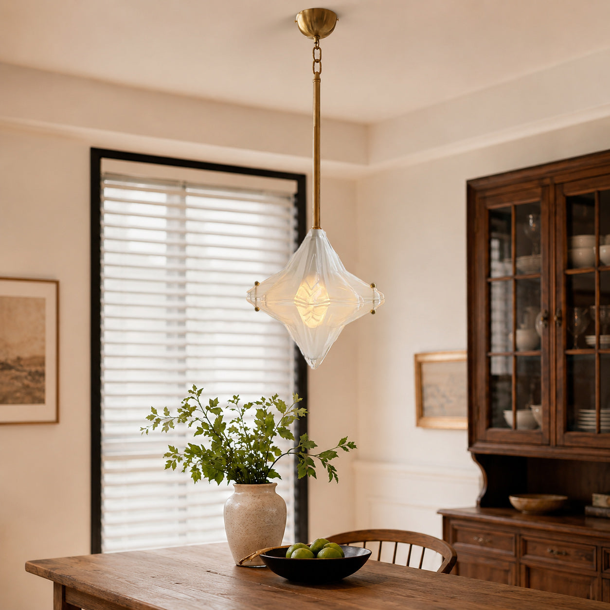 Astrid Diamond Starburst Pendant Light