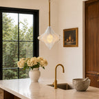 Astrid Diamond Starburst Pendant Light