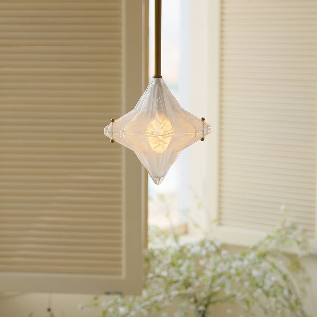 Astrid Diamond Starburst Pendant Light