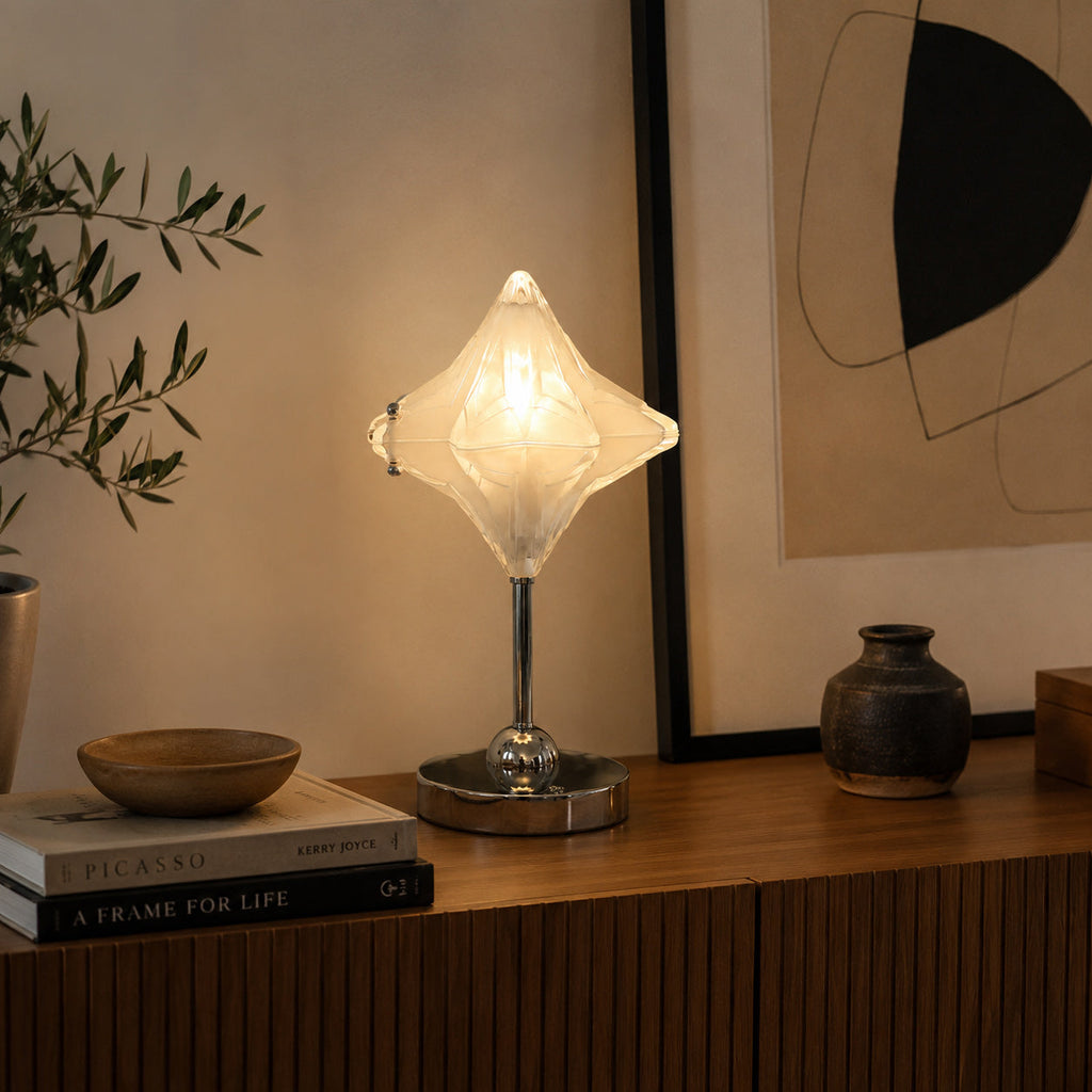 Astrid Diamond Starburst Table Lamp