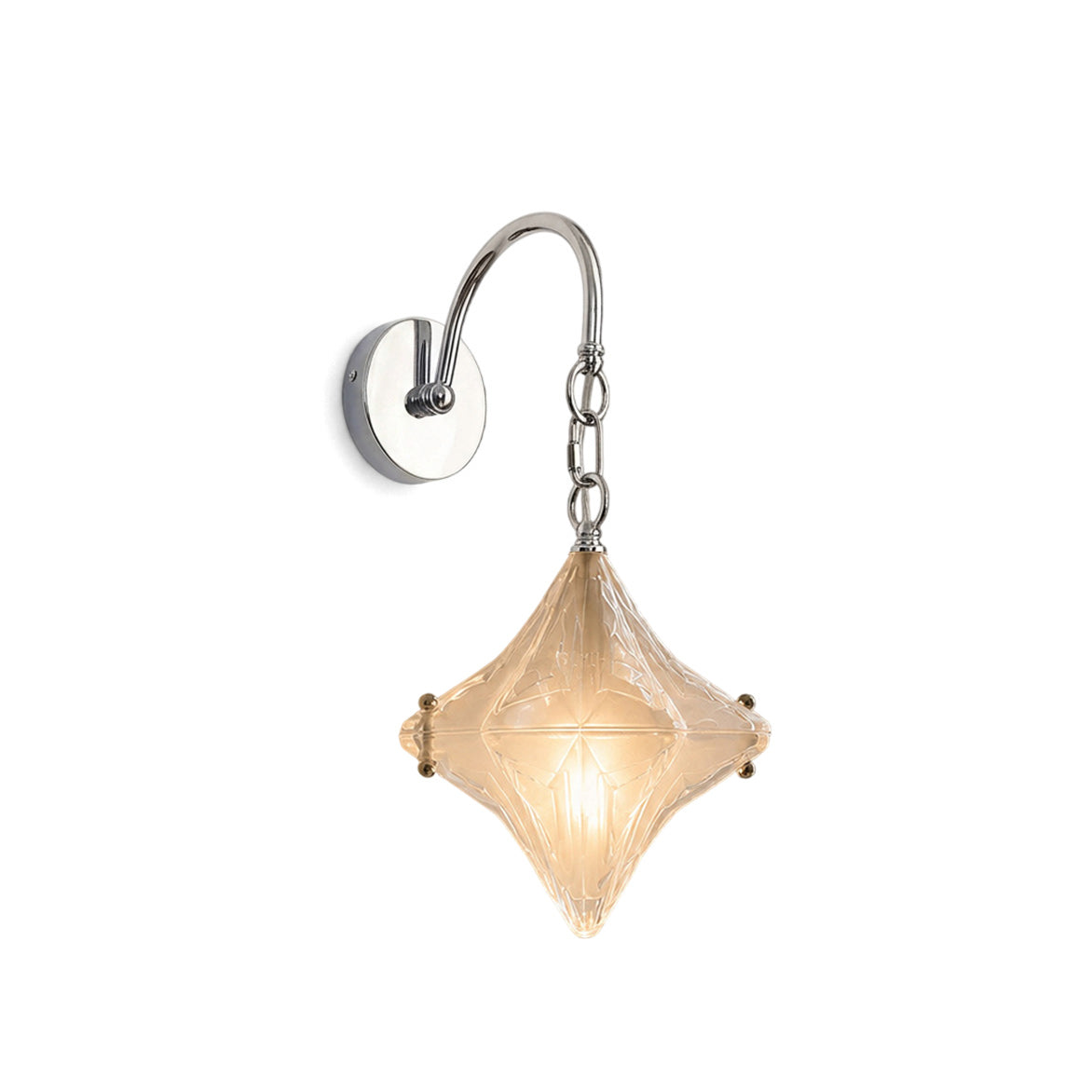 Astrid Diamond Starburst Wall Sconce