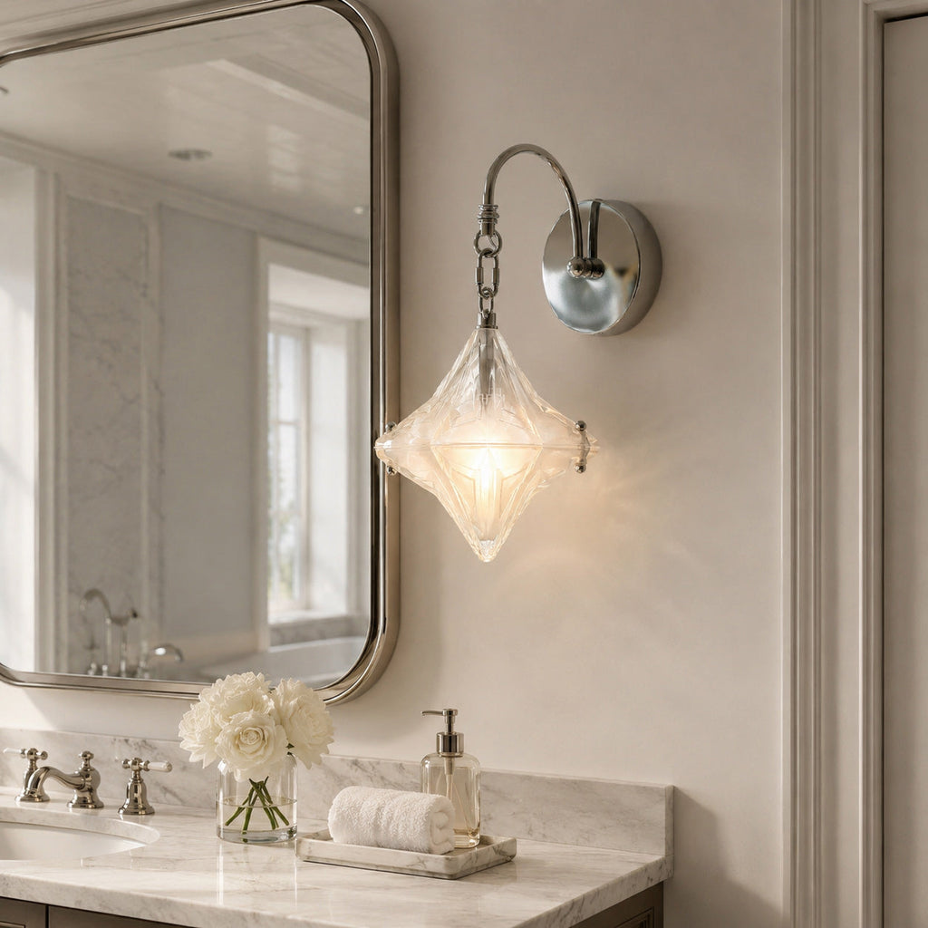 Astrid Diamond Starburst Wall Sconce