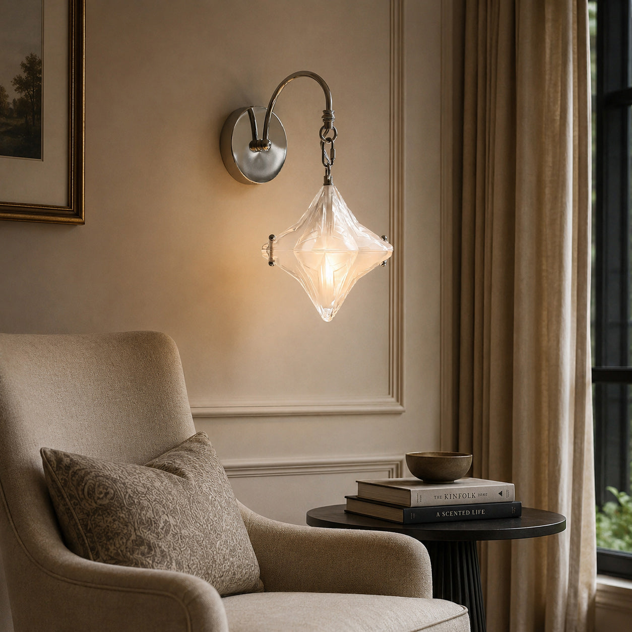 Astrid Diamond Starburst Wall Sconce