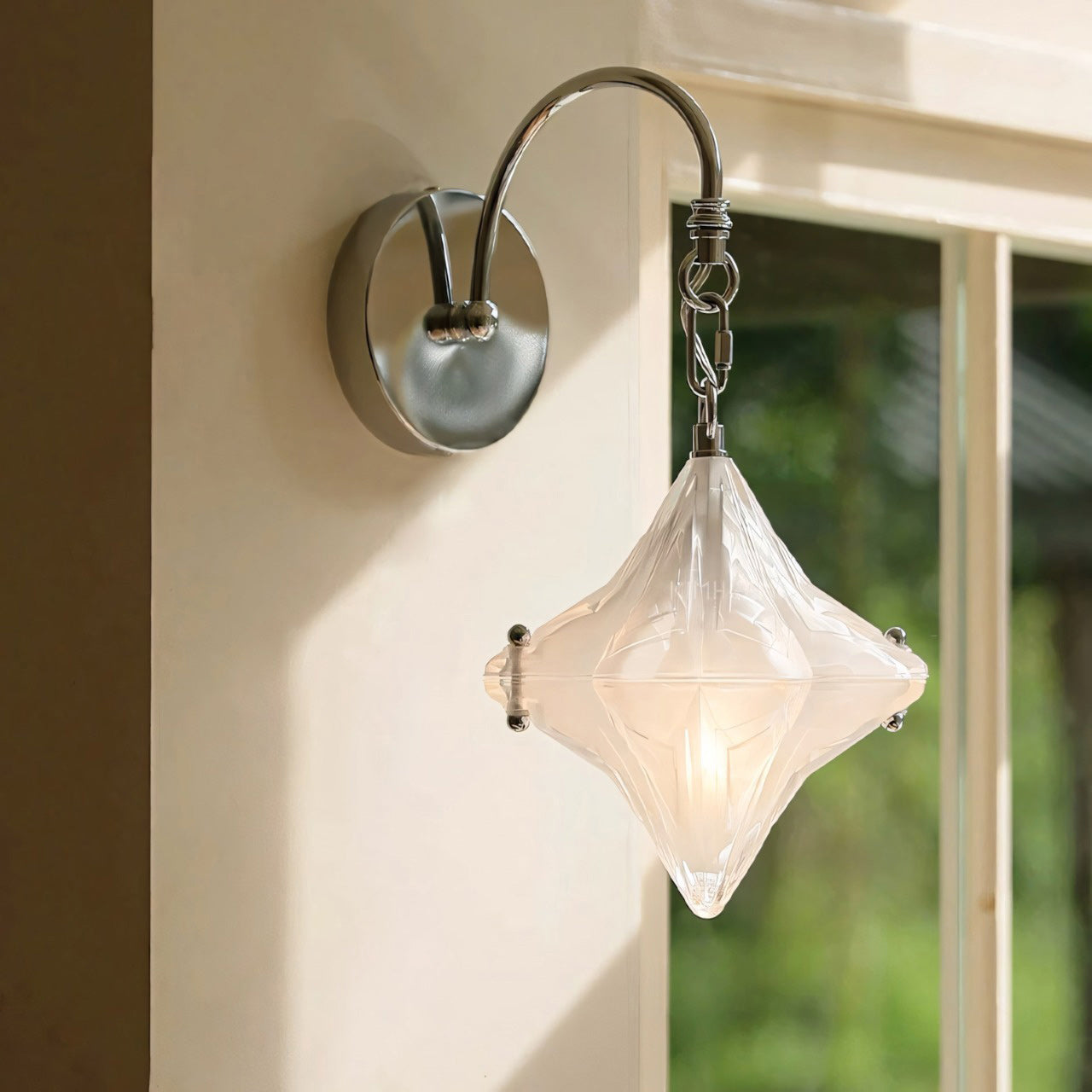 Astrid Diamond Starburst Wall Sconce