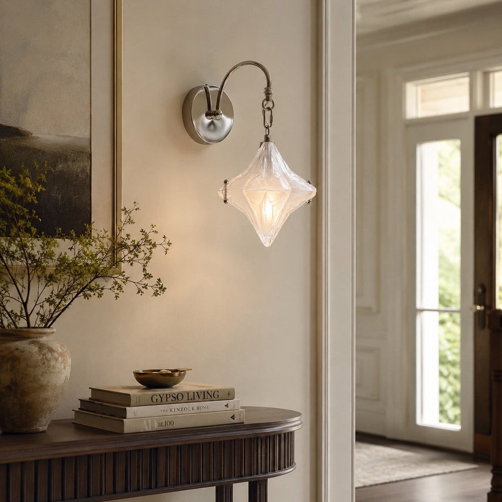 Astrid Diamond Starburst Wall Sconce