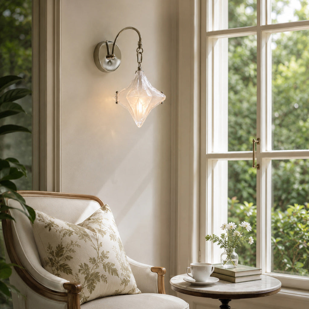 Astrid Diamond Starburst Wall Sconce