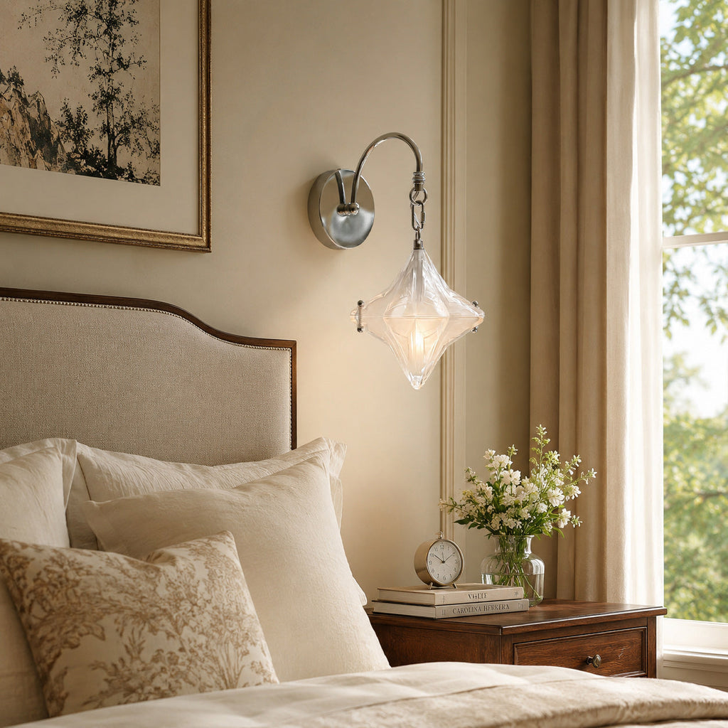 Astrid Diamond Starburst Wall Sconce