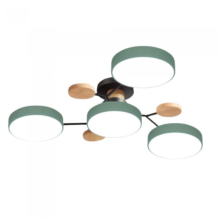 AstroLight: Modern LED Ceiling Light with Organic Design and Round Light Discs