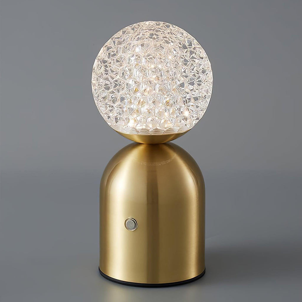 Atlas Diamond-Cut Cordless Table Lamp