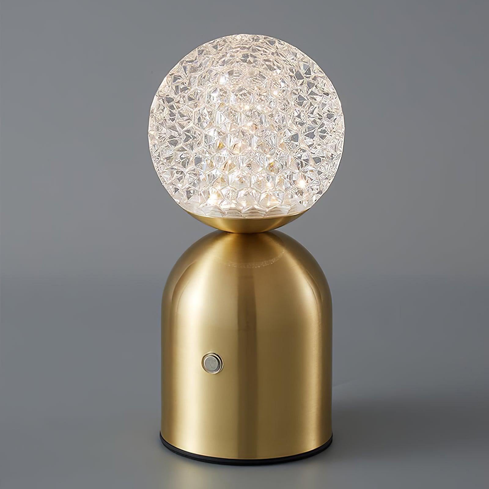 Atlas Diamond-Cut Cordless Table Lamp