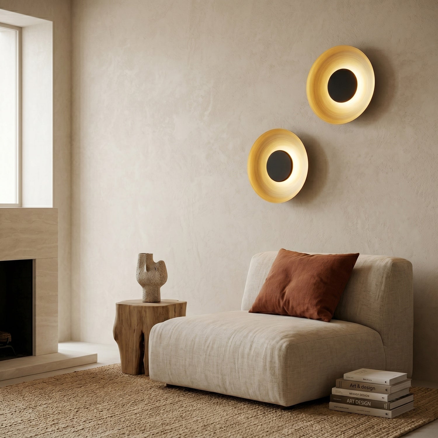 Aula Disc Halo LED Wall Sconce