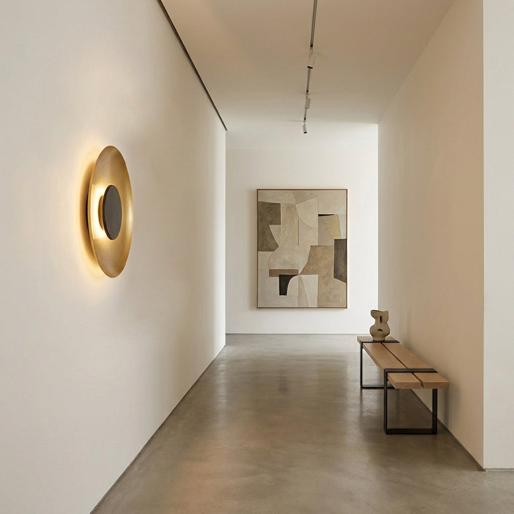 Aula Disc Halo LED Wall Sconce