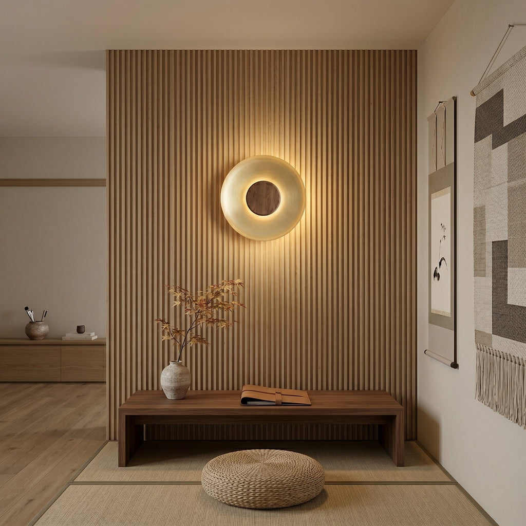 Aula Disc Halo LED Wall Sconce