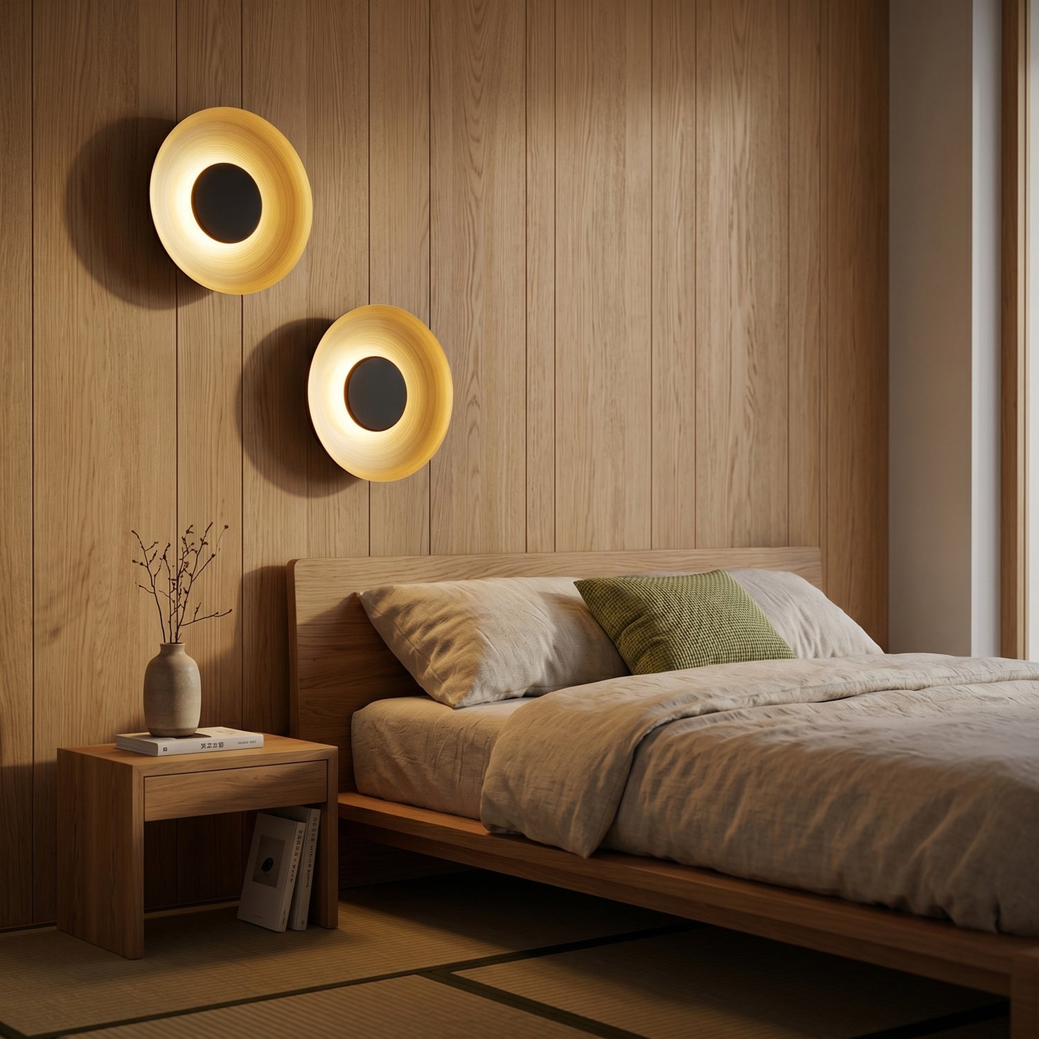 Aula Disc Halo LED Wall Sconce