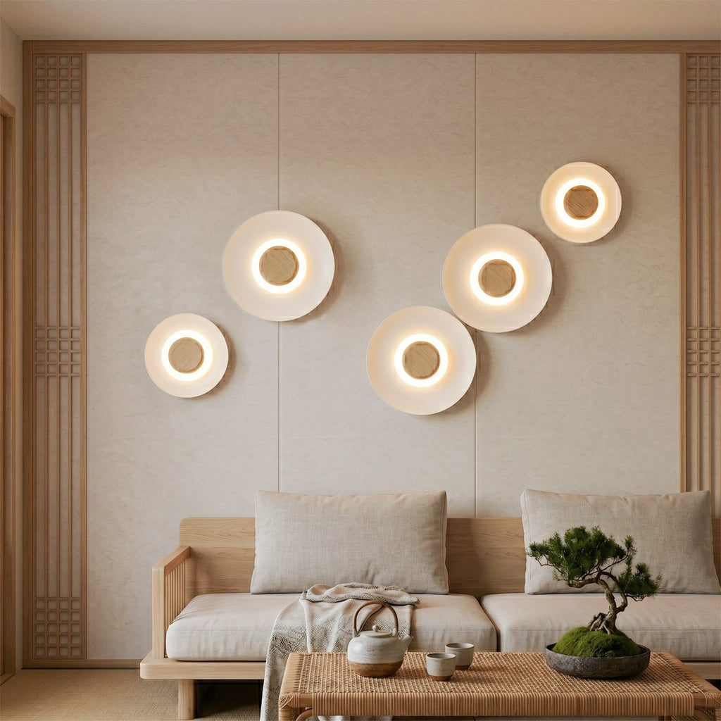 Aula Disc Halo LED Wall Sconce