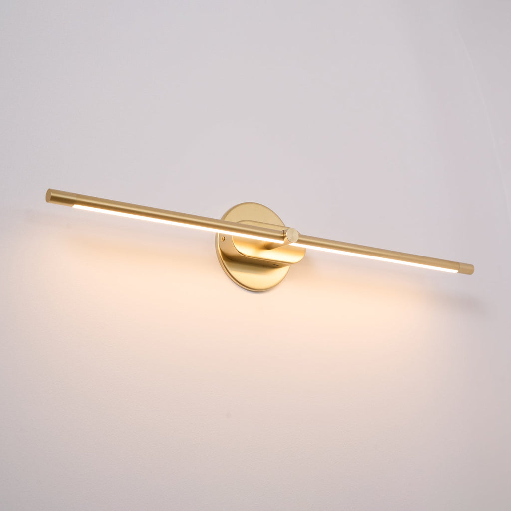 Auralin: Minimalistic Rechargeable LED Wall Light – Wireless Lamp for Bathroom & Living Room
