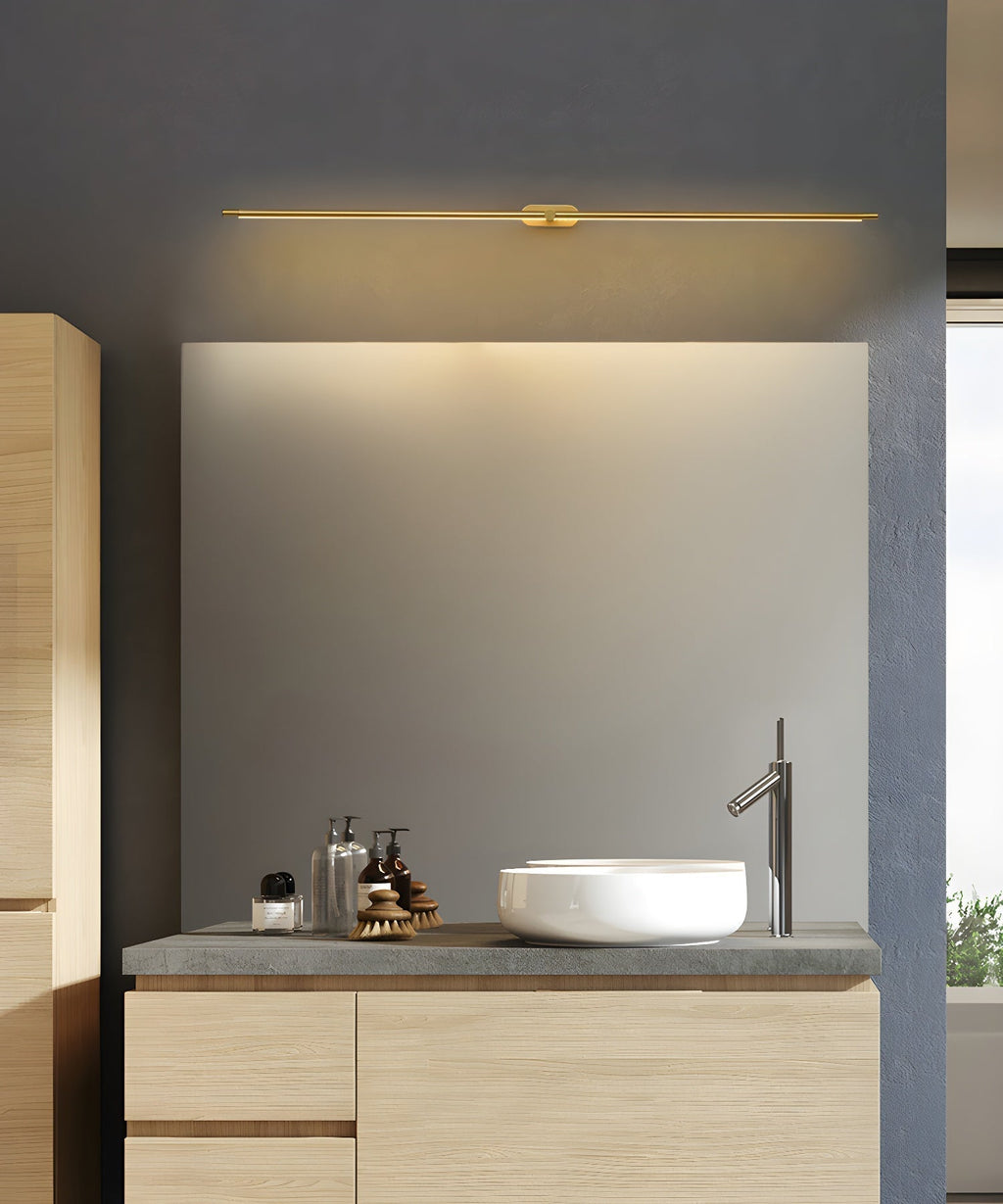 Auralin: Minimalistic Rechargeable LED Wall Light – Wireless Lamp for Bathroom & Living Room
