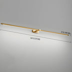 Auralin: Minimalistic Rechargeable LED Wall Light – Wireless Lamp for Bathroom & Living Room