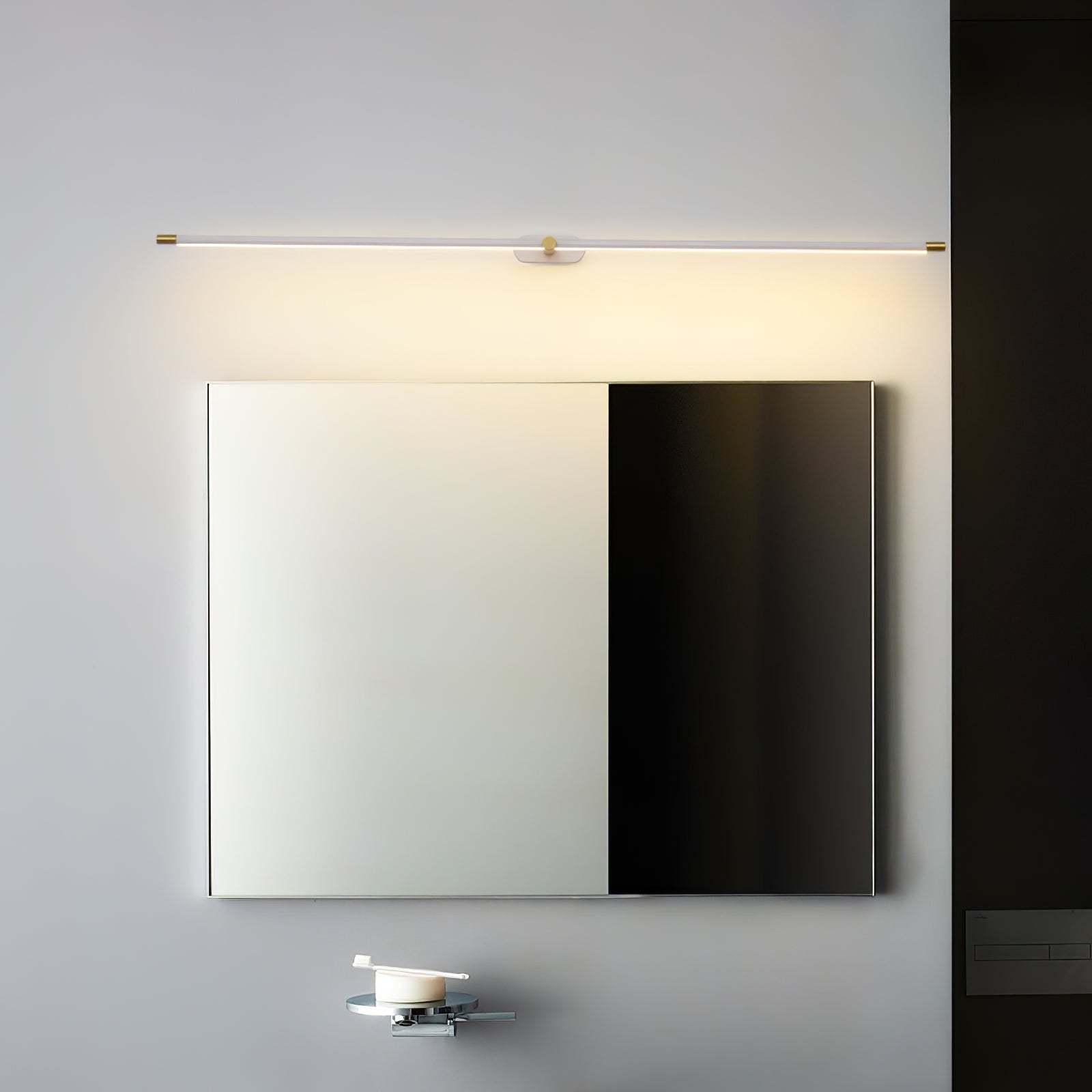 Auralin: Minimalistic Rechargeable LED Wall Light – Wireless Lamp for Bathroom & Living Room