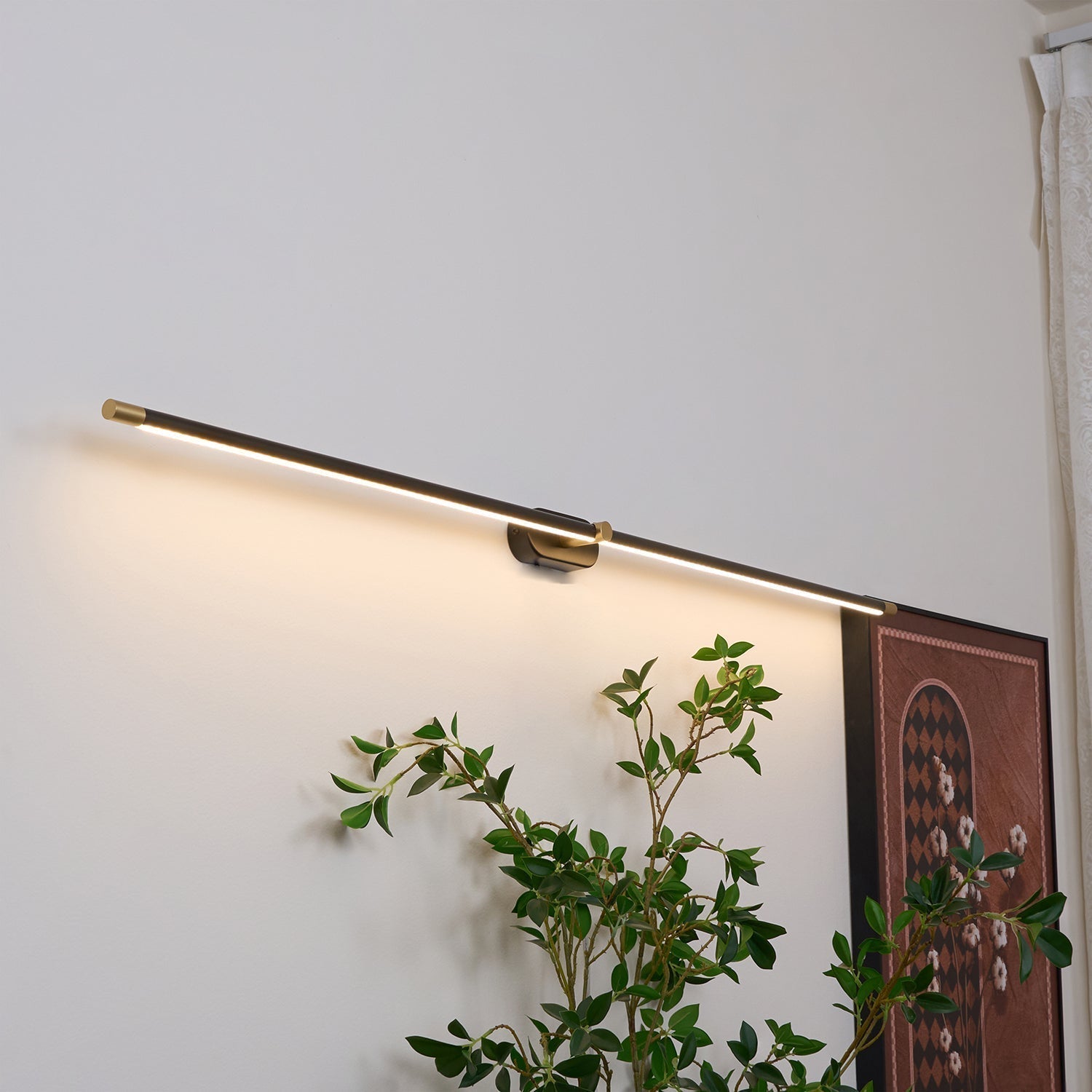 Auralin: Minimalistic Rechargeable LED Wall Light – Wireless Lamp for Bathroom & Living Room