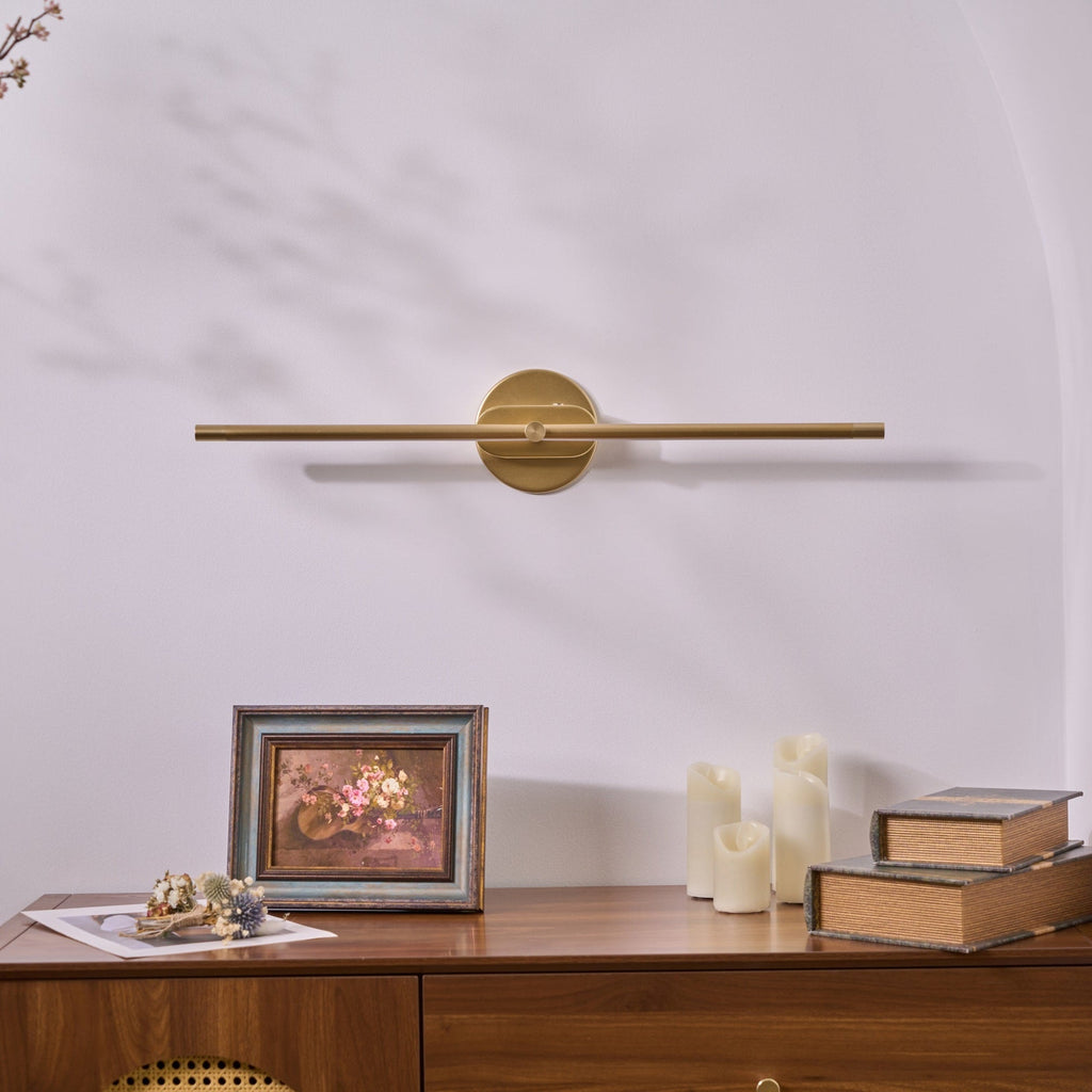 Auralin: Minimalistic Rechargeable LED Wall Light – Wireless Lamp for Bathroom & Living Room