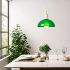 Auraviva: Colored LED Pendant Light Made of Glass in Bowl Shape – for Modern & Classic Living Spaces
