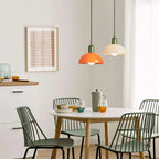 Auraviva: Colored LED Pendant Light Made of Glass in Bowl Shape – for Modern & Classic Living Spaces