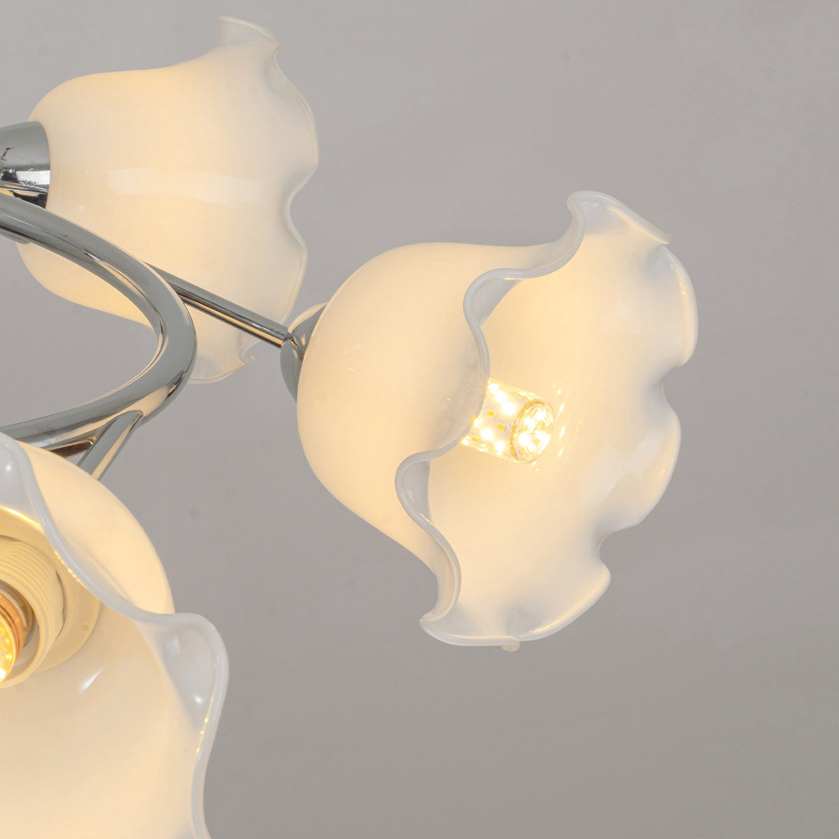 Auray Swirl 6-Light Glass Ceiling Light