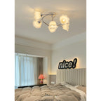 Auray Swirl 6-Light Glass Ceiling Light