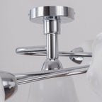Auray Swirl 6-Light Glass Ceiling Light