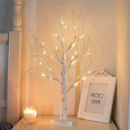 Aurelia 2-Piece Set LED Birch Tree Lights – Christmas & Decoration