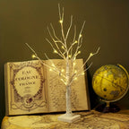 Aurelia 2-Piece Set LED Birch Tree Lights – Christmas & Decoration