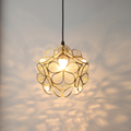 AureliaBloom: Designer Glass Pendant Light in Petal Design – Ideal for Living Rooms & Bedrooms
