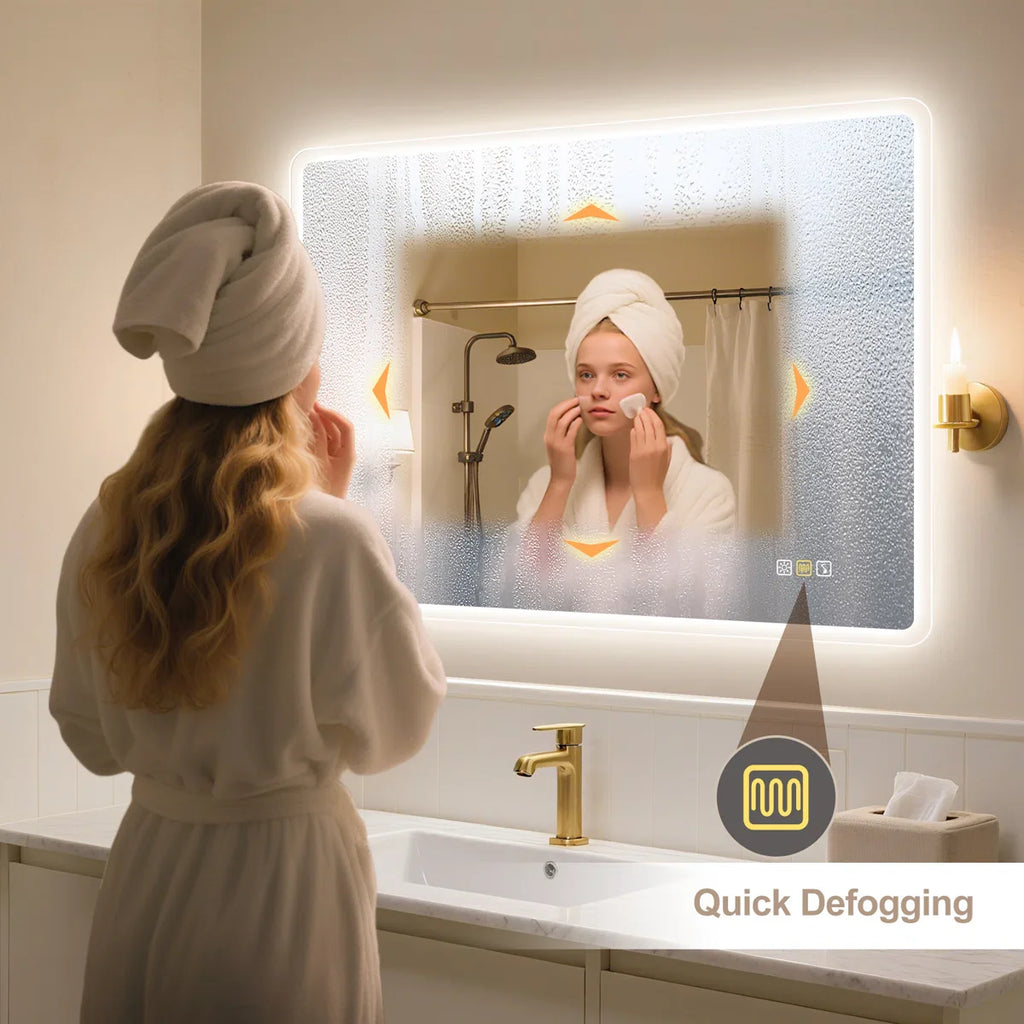 Aurelia smart LED mirror – Bluetooth makeup mirror with anti-fog function
