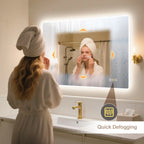 Aurelia smart LED mirror – Bluetooth makeup mirror with anti-fog function