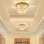 Aurestia: Luxury LED Ceiling Light made of Metal & Crystal – for Living Room & Bedroom