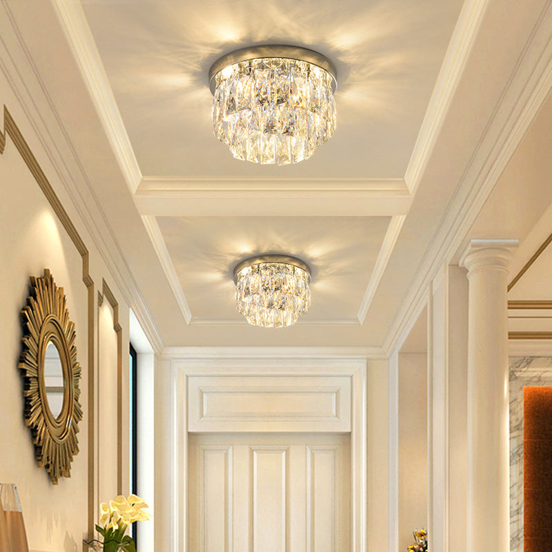 Aurestia: Luxury LED Ceiling Light made of Metal & Crystal – for Living Room & Bedroom